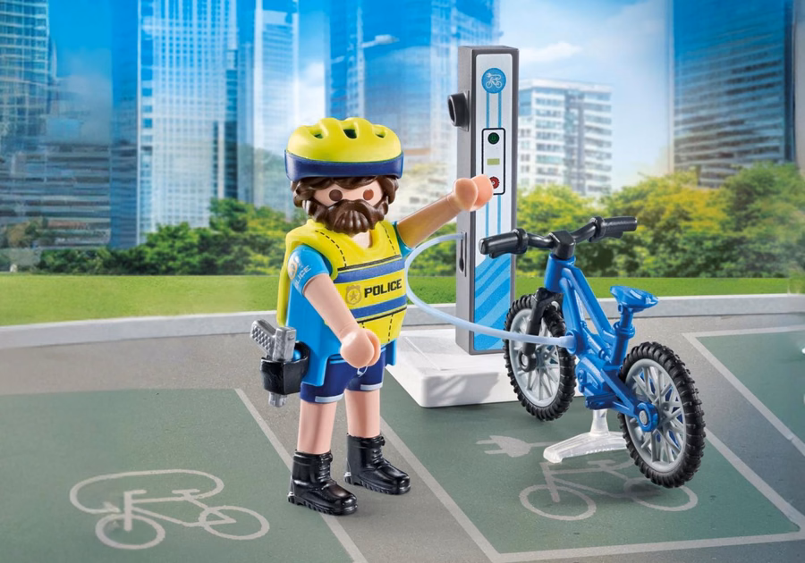 Polizeifahrradstreife