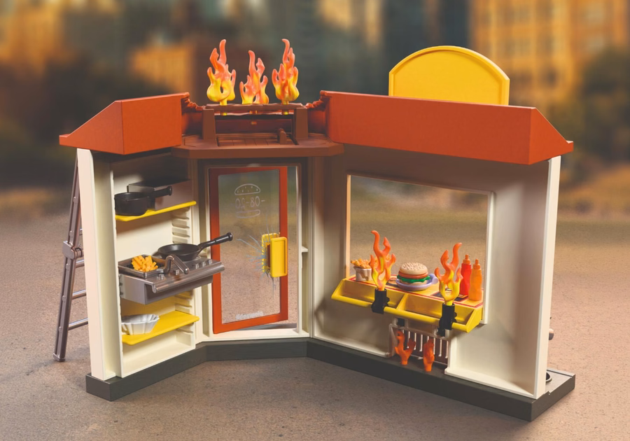 Fire Quad mit Burgerladen