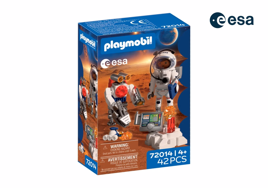 ESA: Astronaut mit Roboter