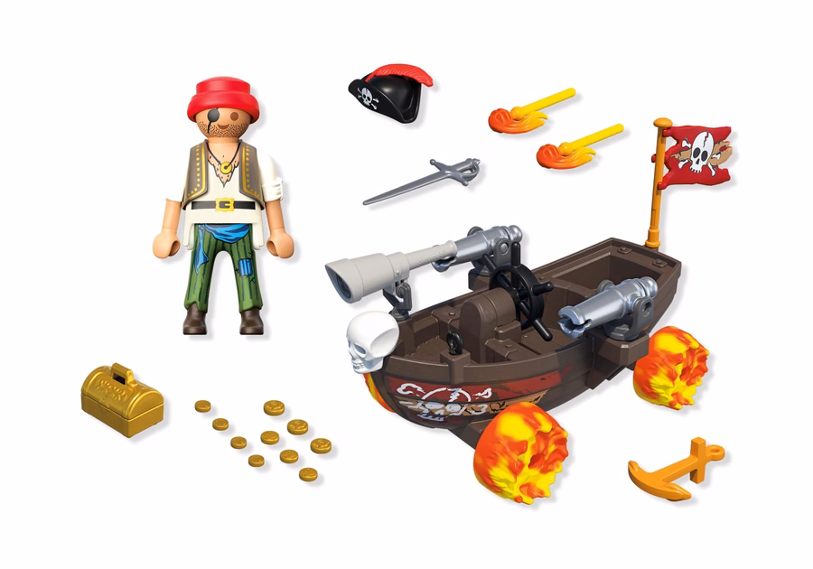 Rennboot Piratenboot