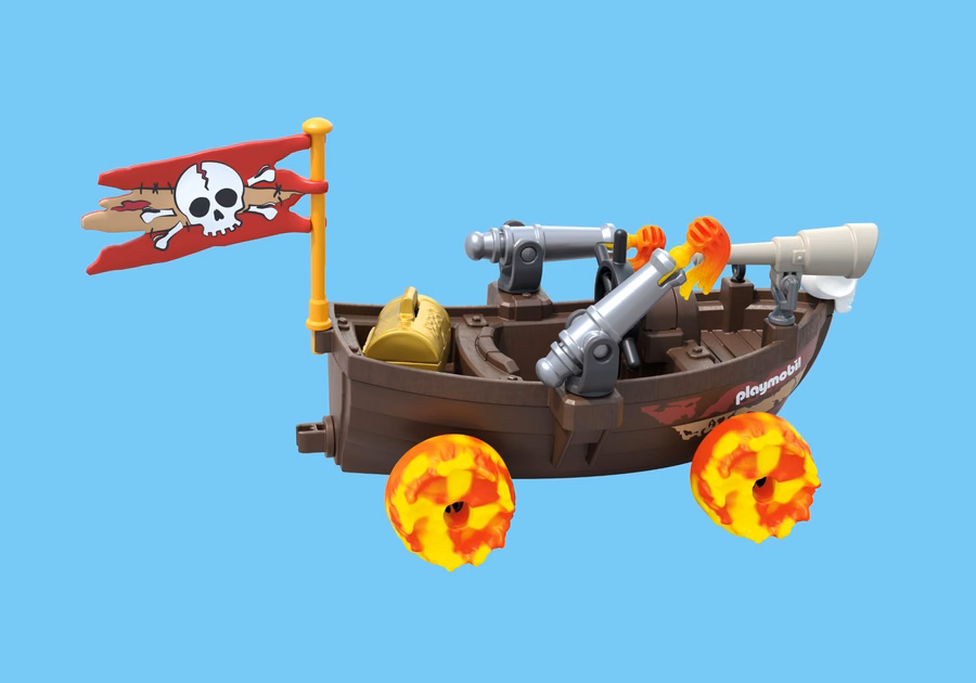 Rennboot Piratenboot