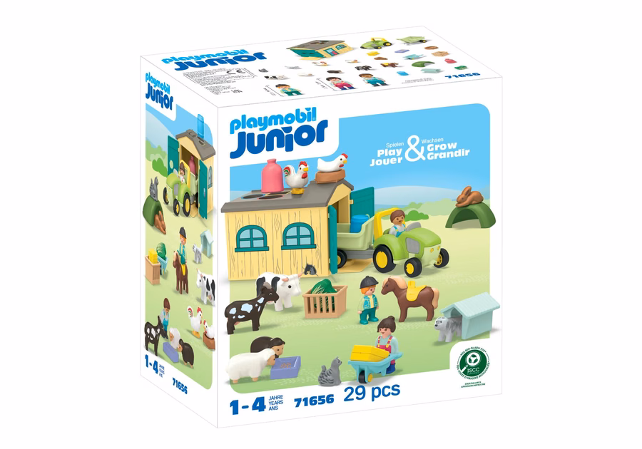 JUNIOR: Bauernhofabenteuer mit Traktor, Anhänger und Tierfreunden