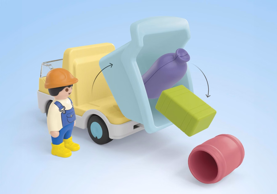 JUNIOR: Baustellenfahrzeug mit Garage