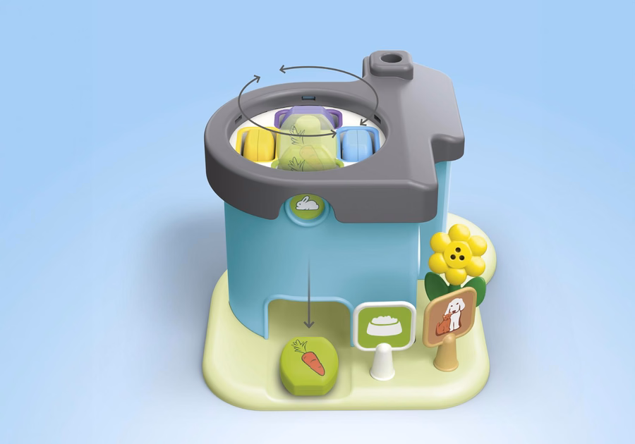 JUNIOR: Tierhaus mit Leckerli-Spender
