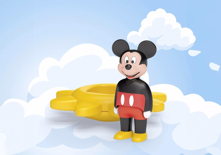 JUNIOR & Disney: Mickey Mouse's drehbare Sonne mit Rasselfunktion
