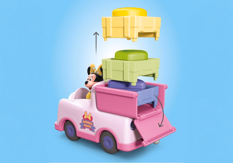 JUNIOR & Disney: Minnie Maus' Obst-Farbsortierwagen