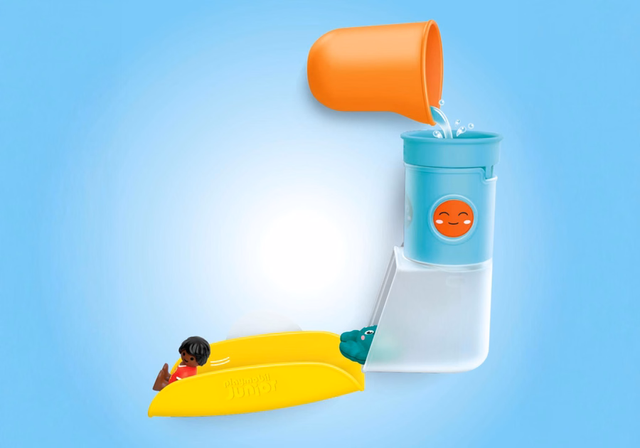 JUNIOR AQUA: Wassertank mit Rutsche zum Schütten und Spielen