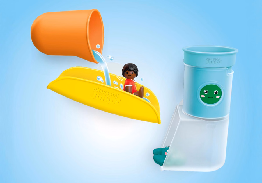 JUNIOR AQUA: Wassertank mit Rutsche zum Schütten und Spielen