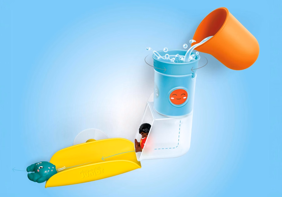 JUNIOR AQUA: Wassertank mit Rutsche zum Schütten und Spielen