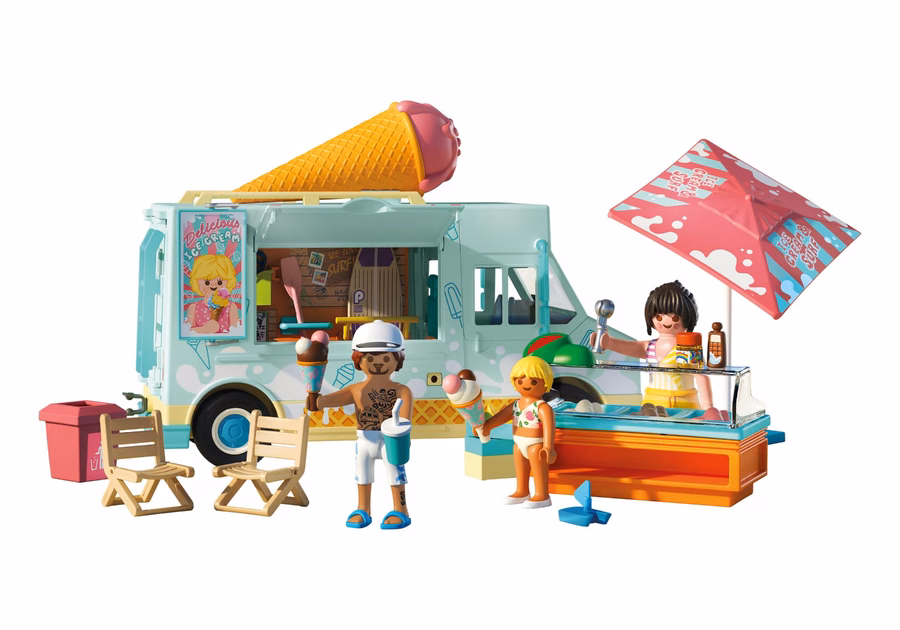 Eiswagen mit Surfshop