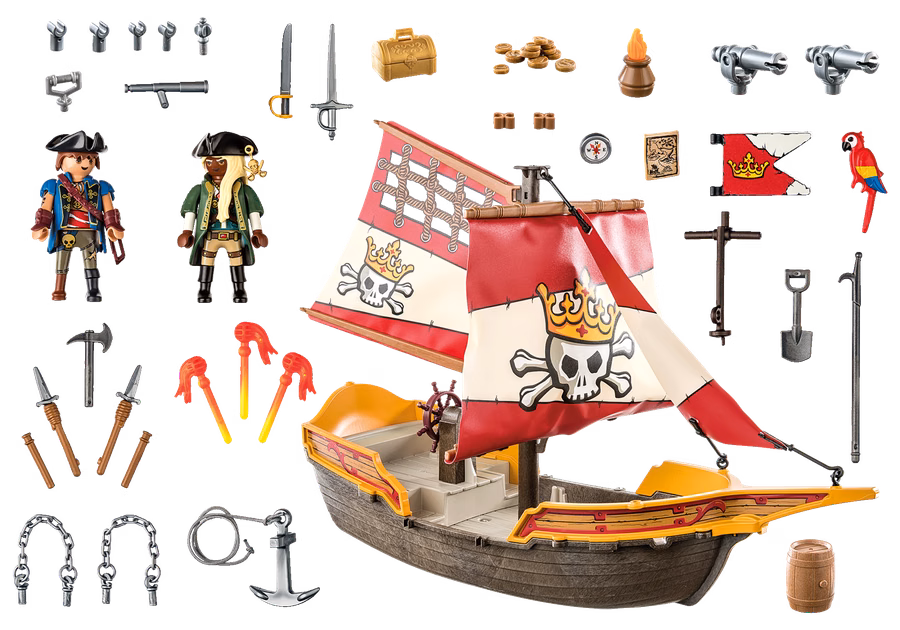 Kleines Piratenschiff
