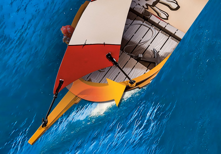 Kleines Piratenschiff