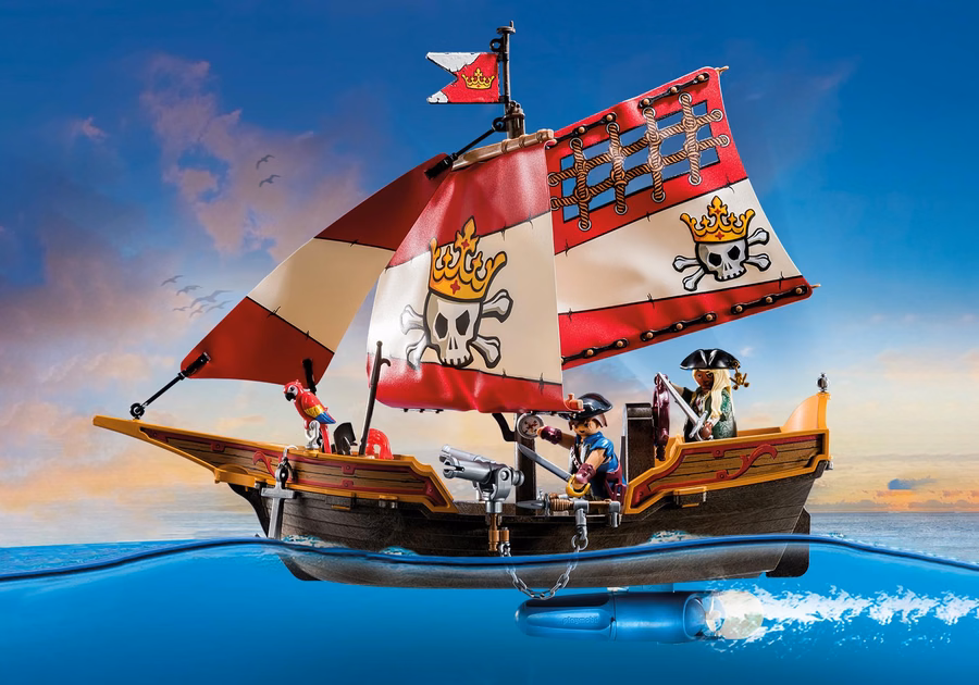Kleines Piratenschiff