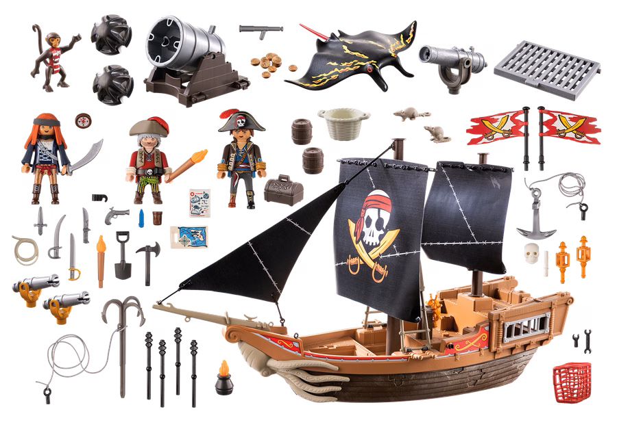 Großes Piratenschiff