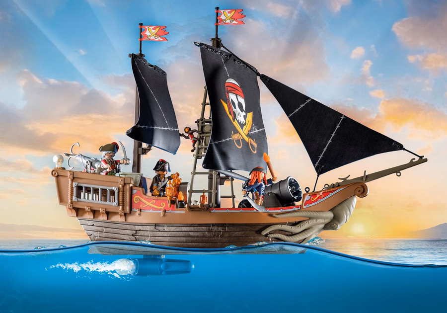 Großes Piratenschiff